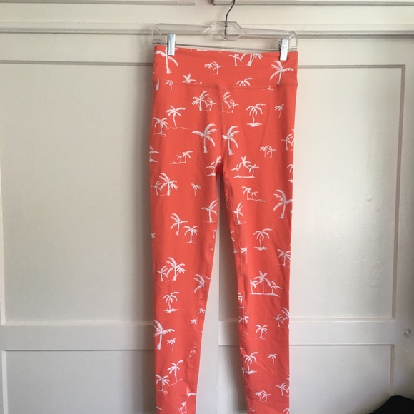 AA forward crop legging set in coral palm NWOT Med - Picture 8 of 16